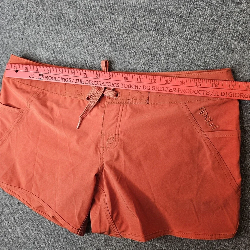 Ripcurl Women's Boardshorts Size 7 Burnt Orange Surf Beach Swim‎